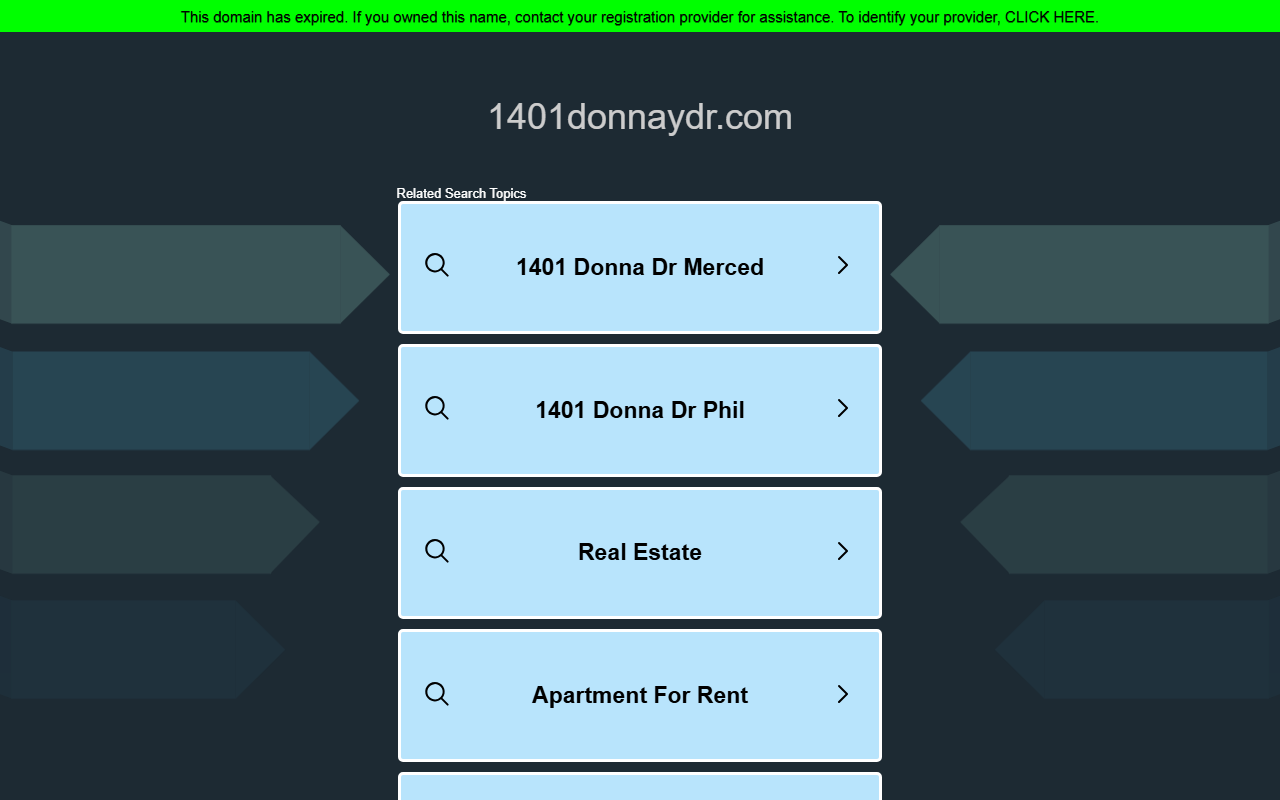 1401donnaydr.com screenshot