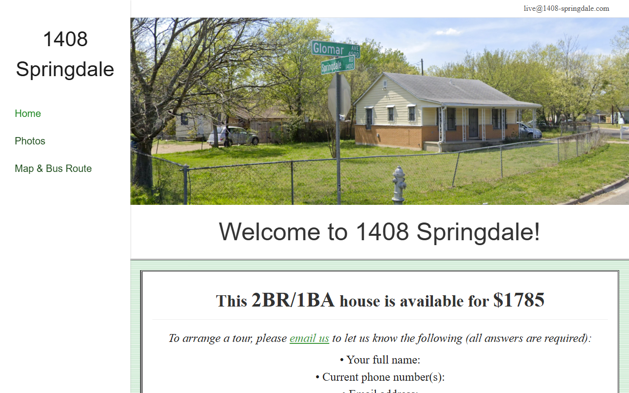 1408-springdale.com screenshot