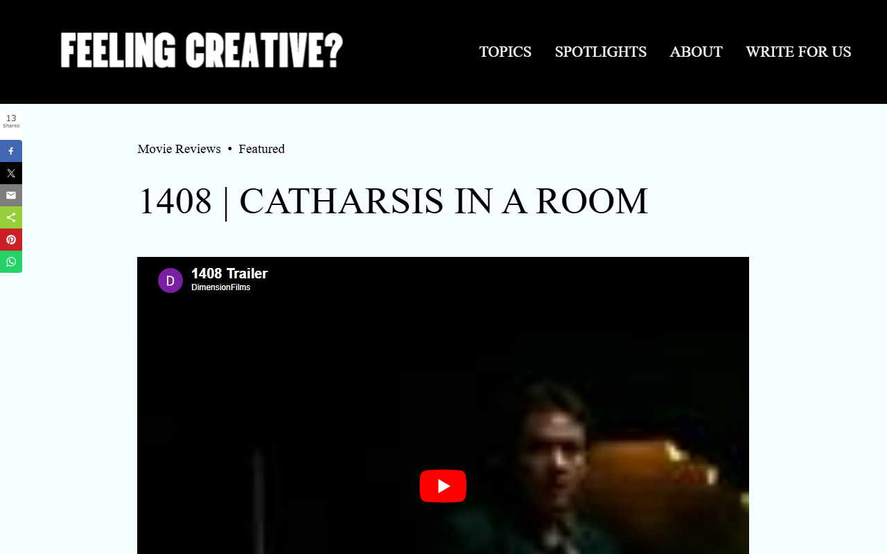 1408-themovie.com screenshot