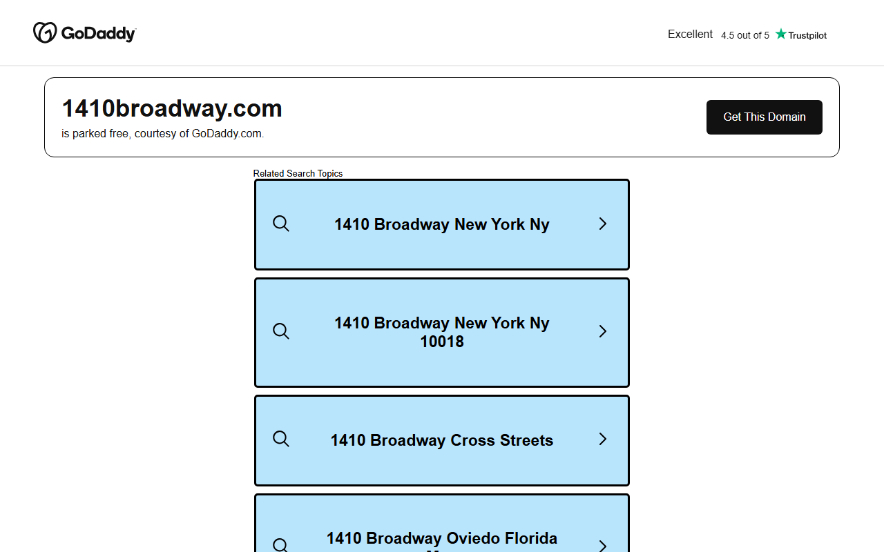 1410broadway.com screenshot