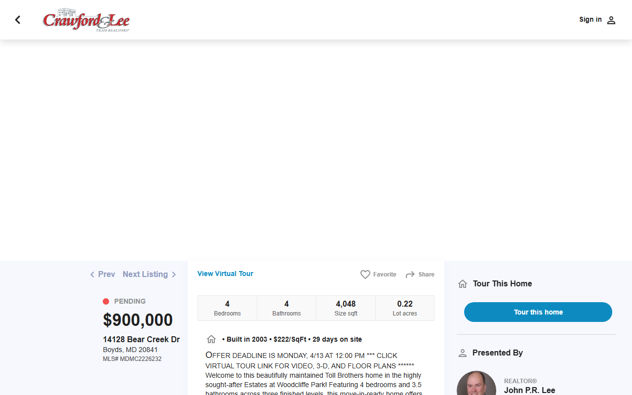 14128bearcreek.com screenshot