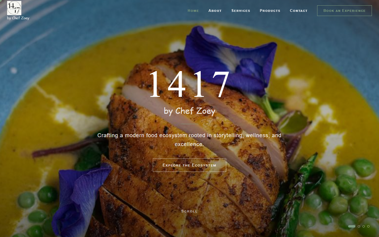 1417bychefzoey.com screenshot