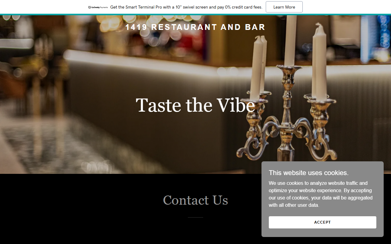 1419restrobar.com screenshot