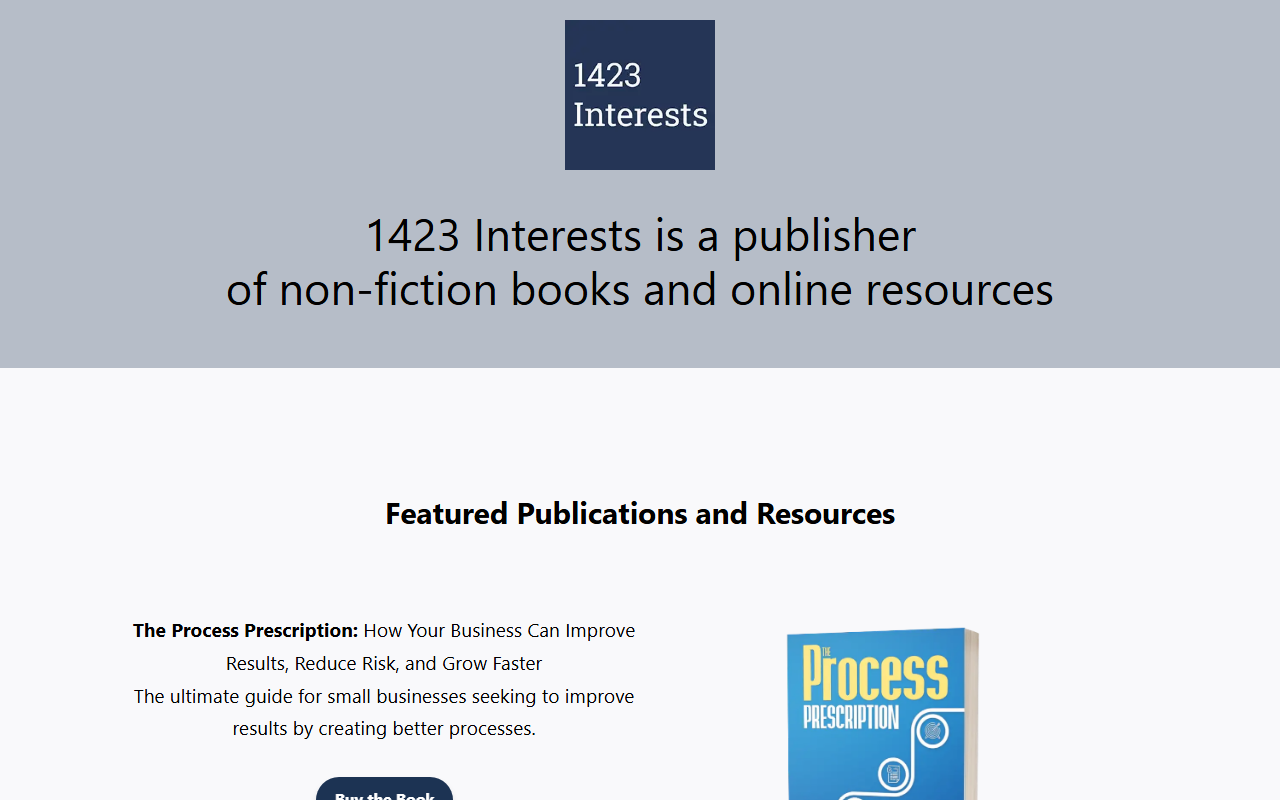 1423interests.com screenshot