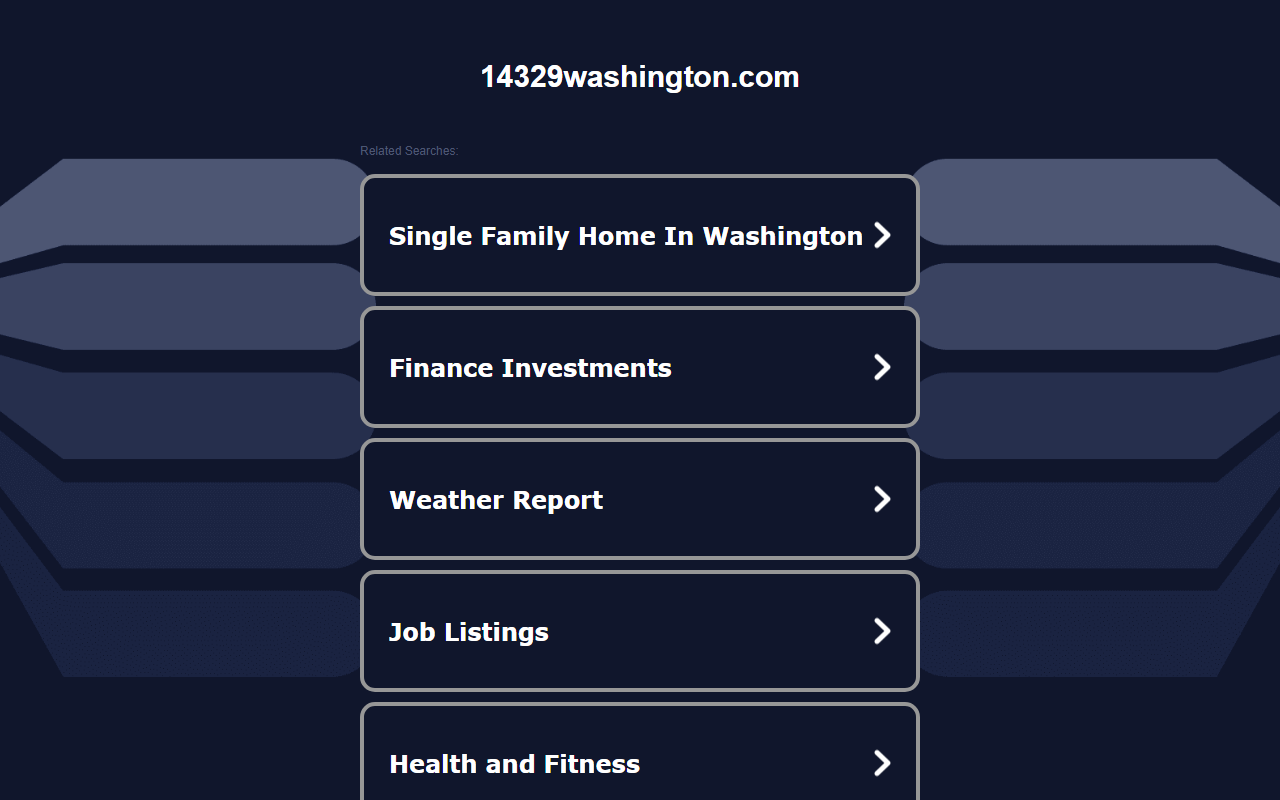 14329washington.com screenshot