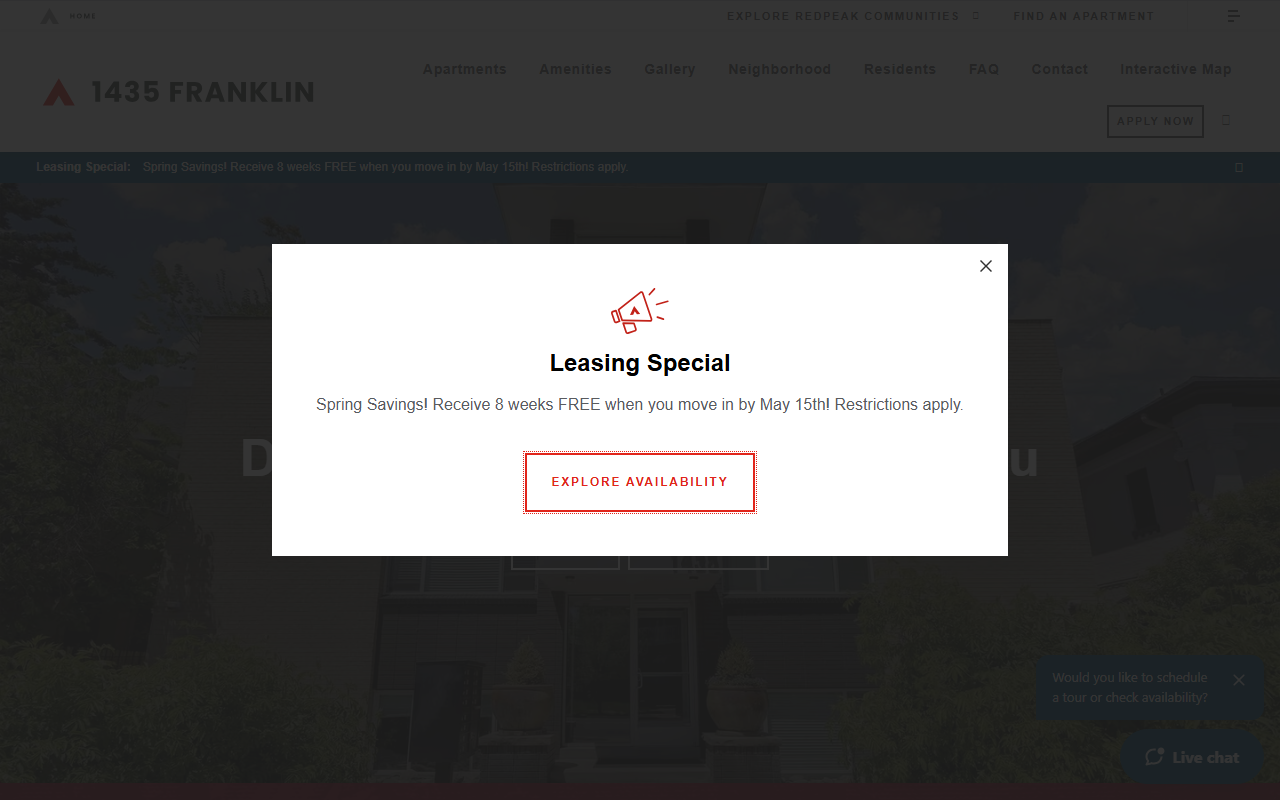 1435franklin.com screenshot