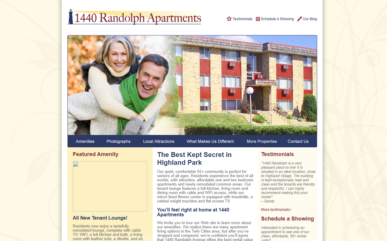 1440apartments.com screenshot