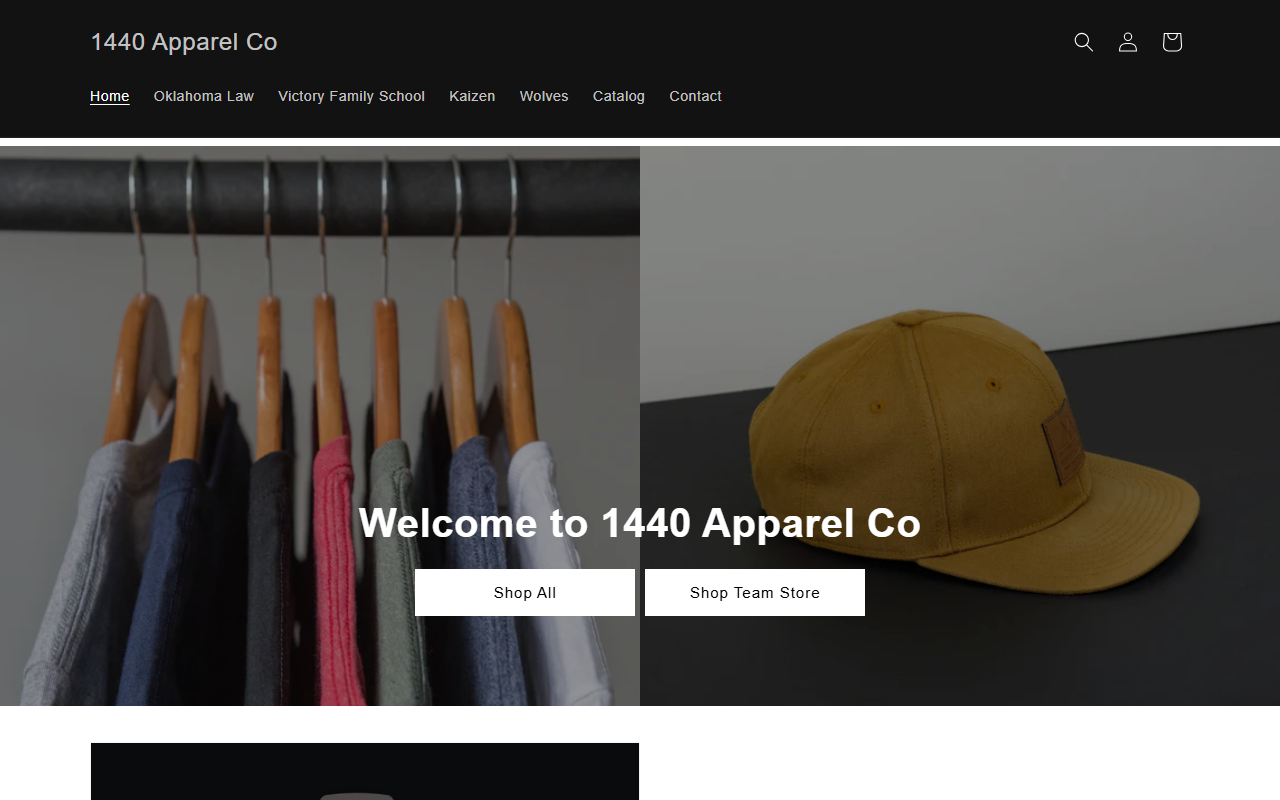 1440apparelco.com screenshot