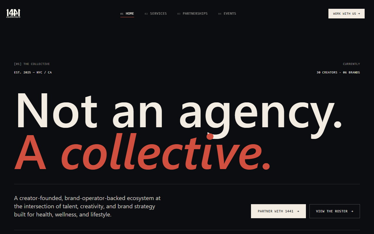 1441collective.com screenshot