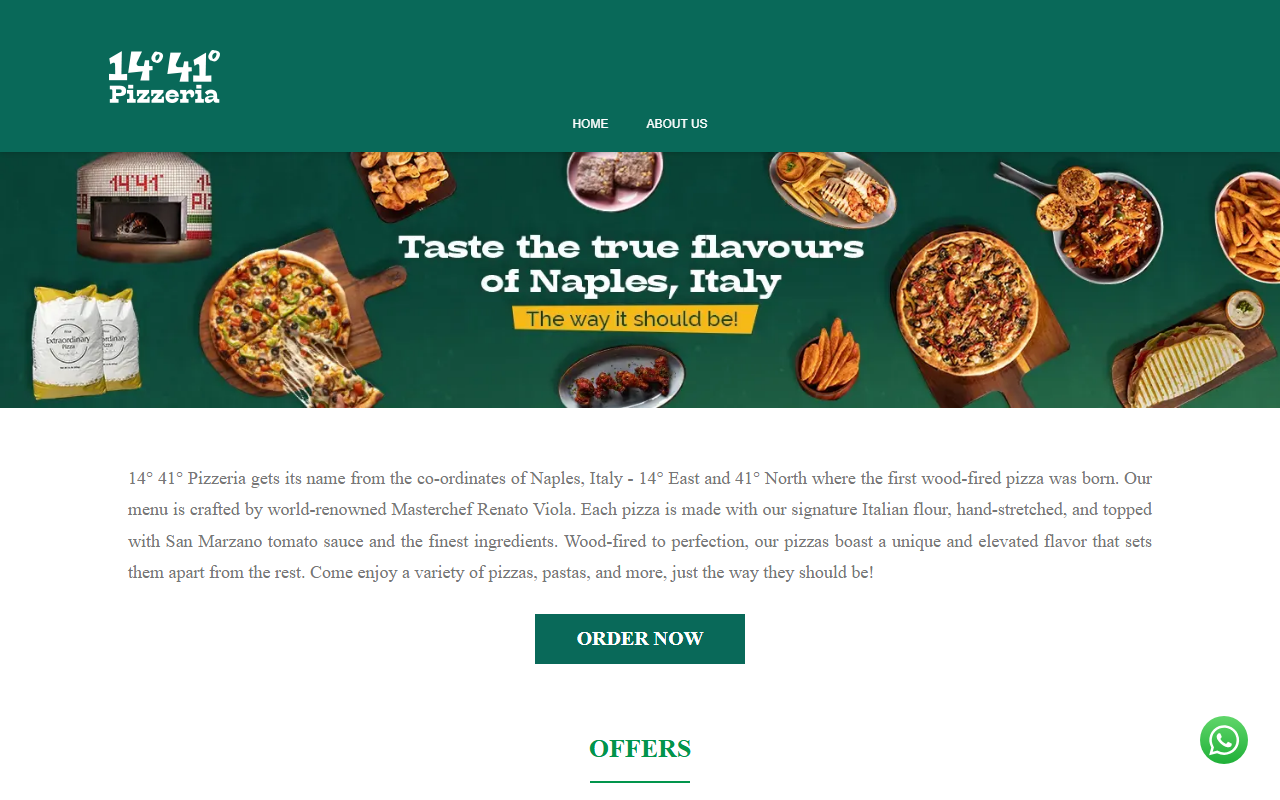 1441pizzeria.com screenshot