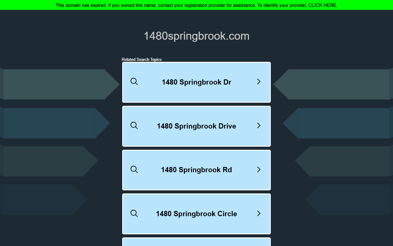 1480springbrook.com screenshot