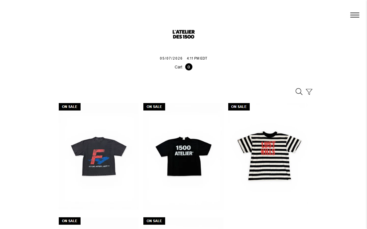 1500atelier.com screenshot