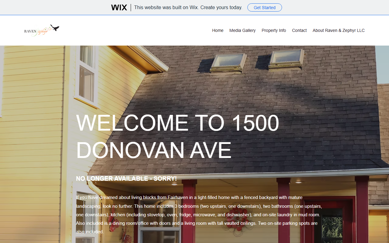 1500donovan.com screenshot