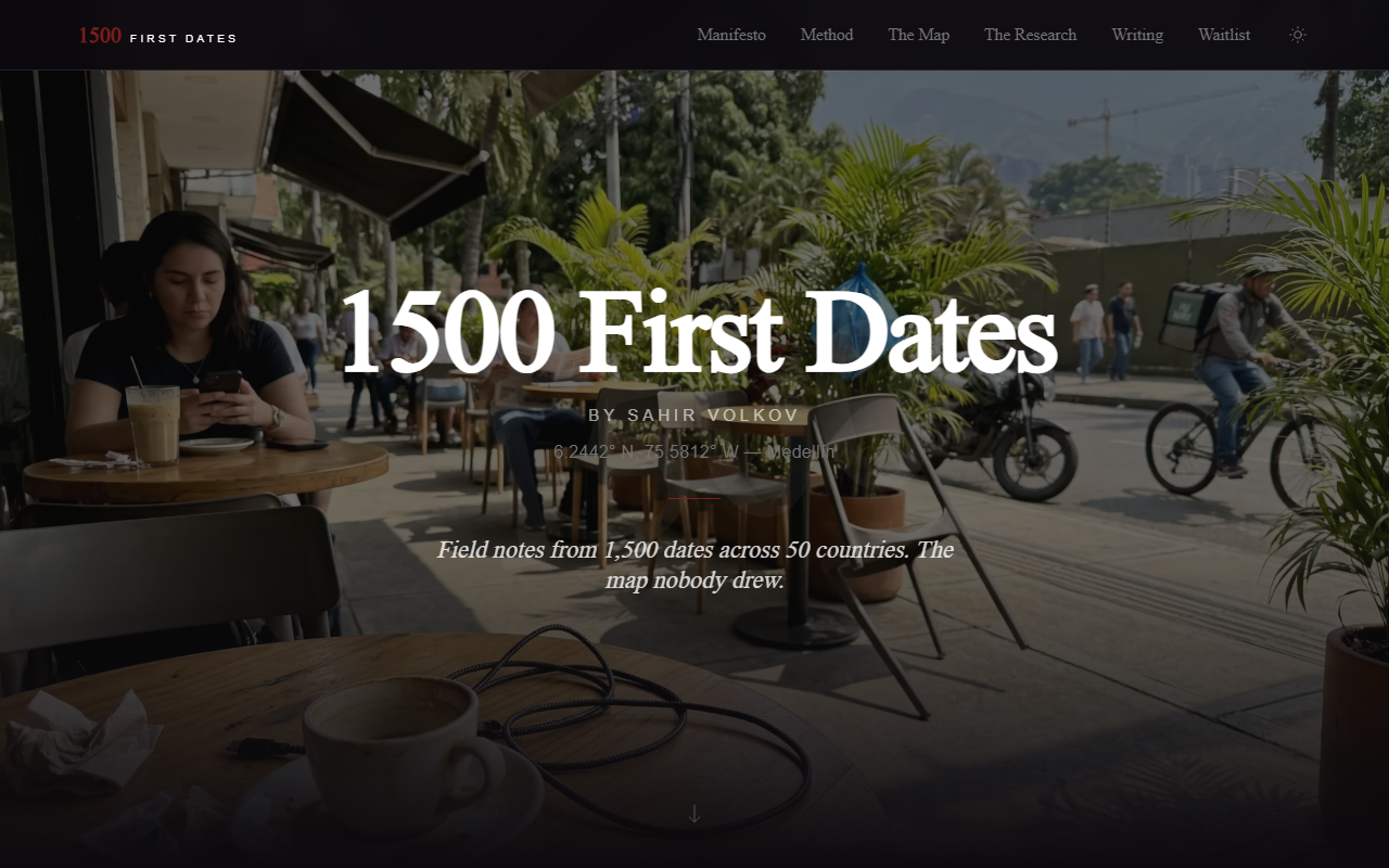 1500firstdates.com screenshot
