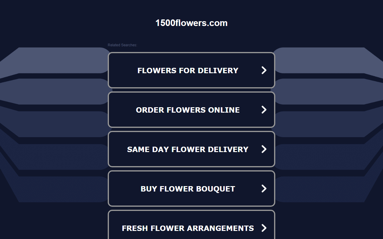 1500flowers.com screenshot
