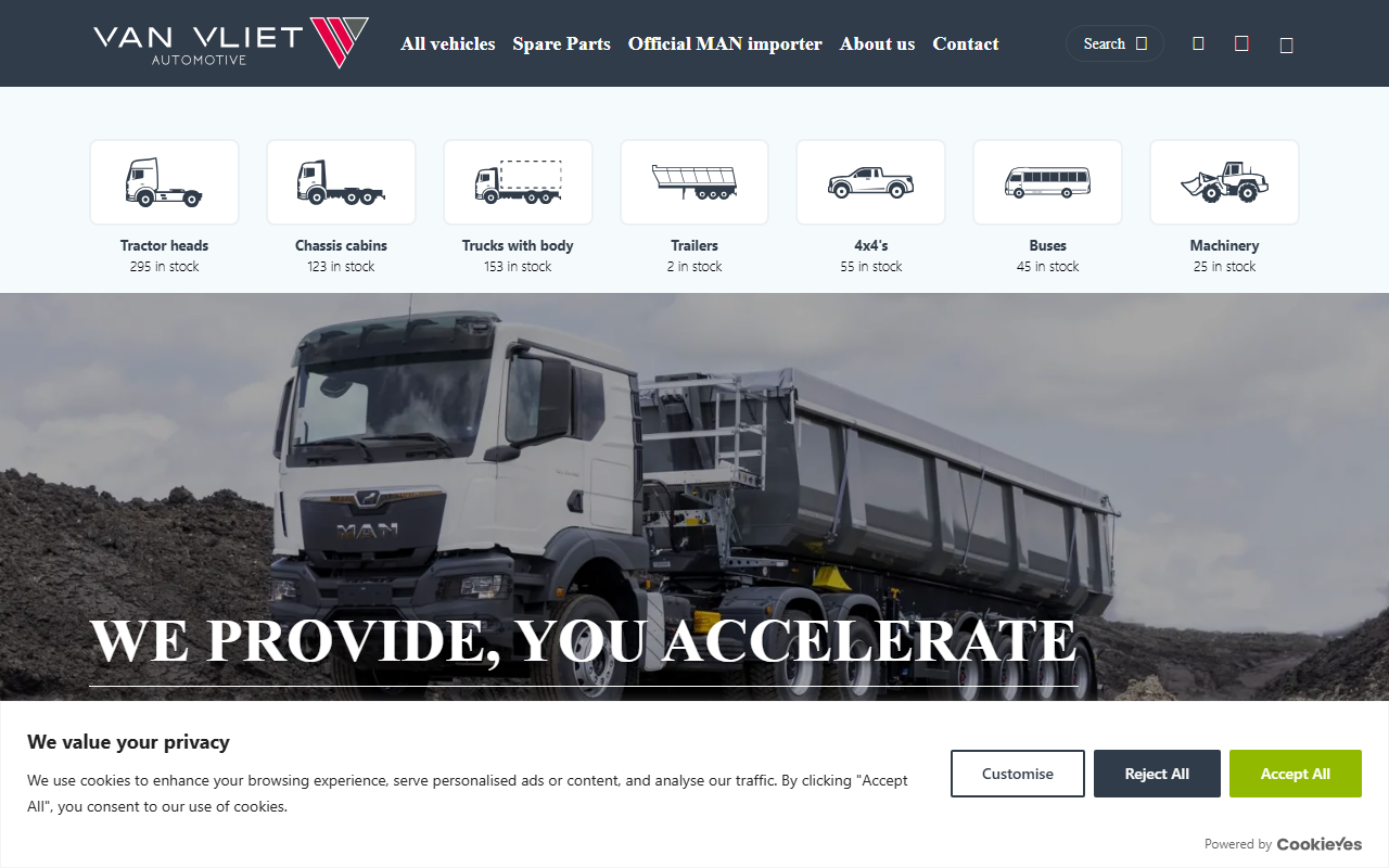 1500usedtrucks.com screenshot