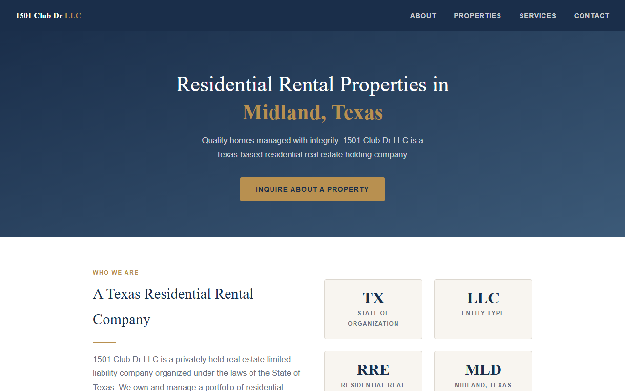 1501clubdrllc.com screenshot