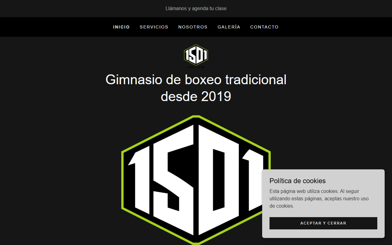 1501fightclub.com screenshot