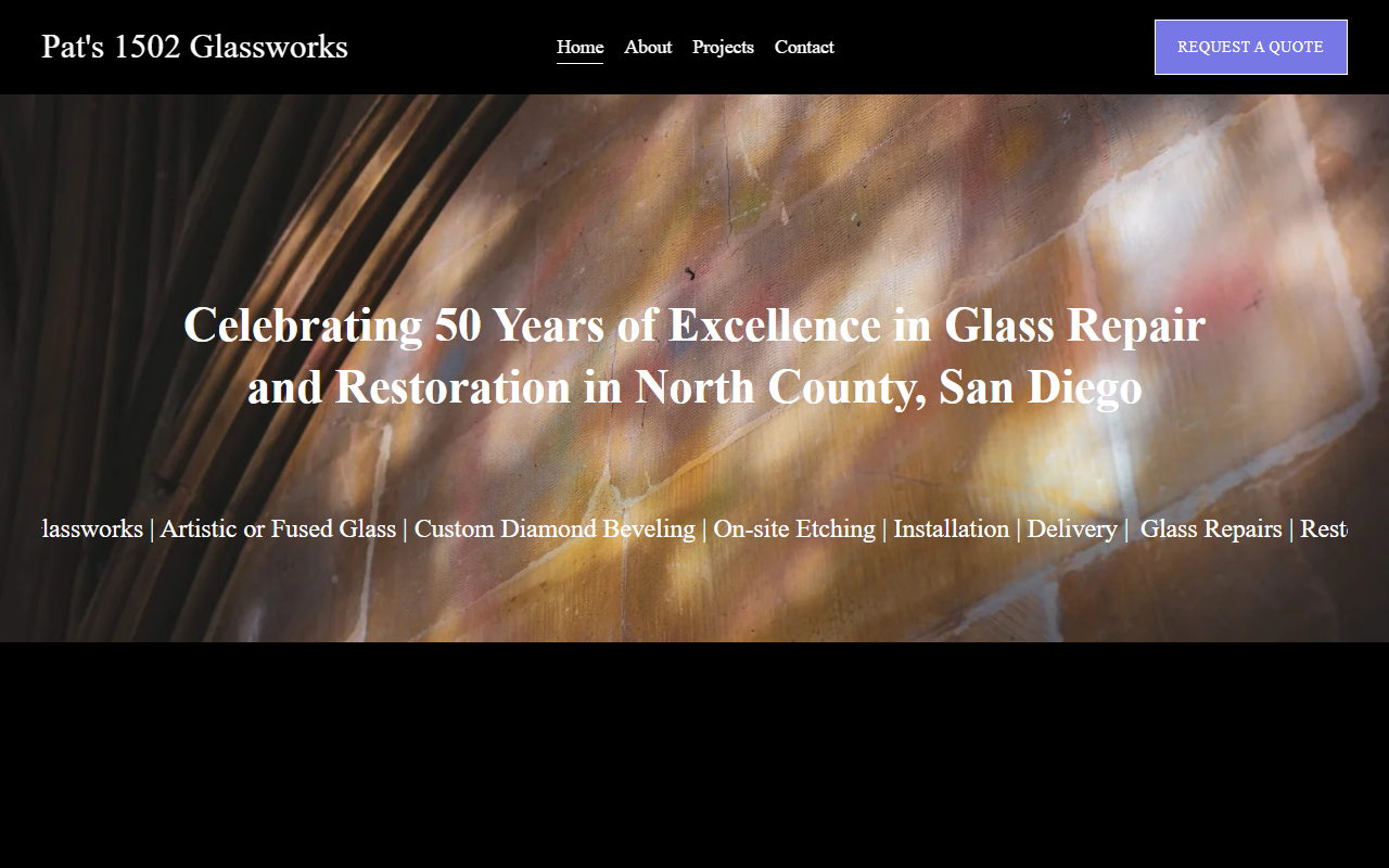 1502glassworks.com screenshot