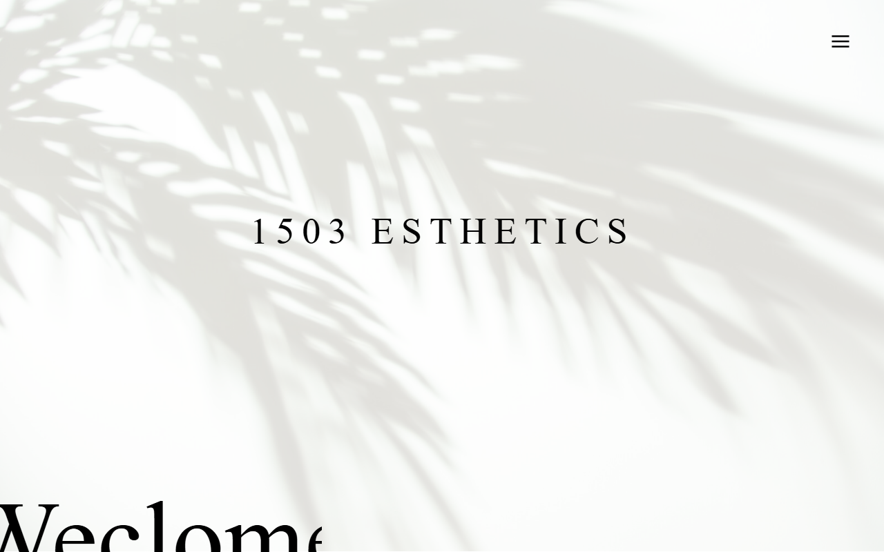 1503esthetics.com screenshot