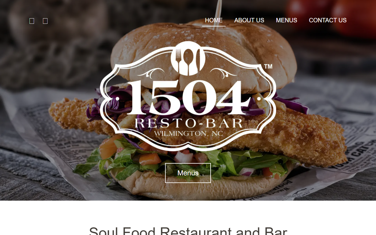 1504restobar.com screenshot