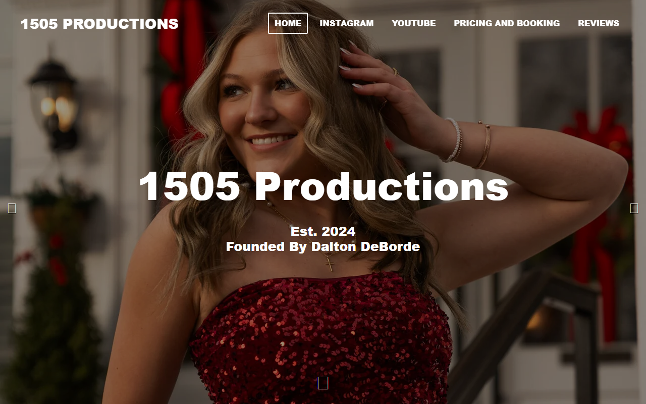 1505-productions.com screenshot