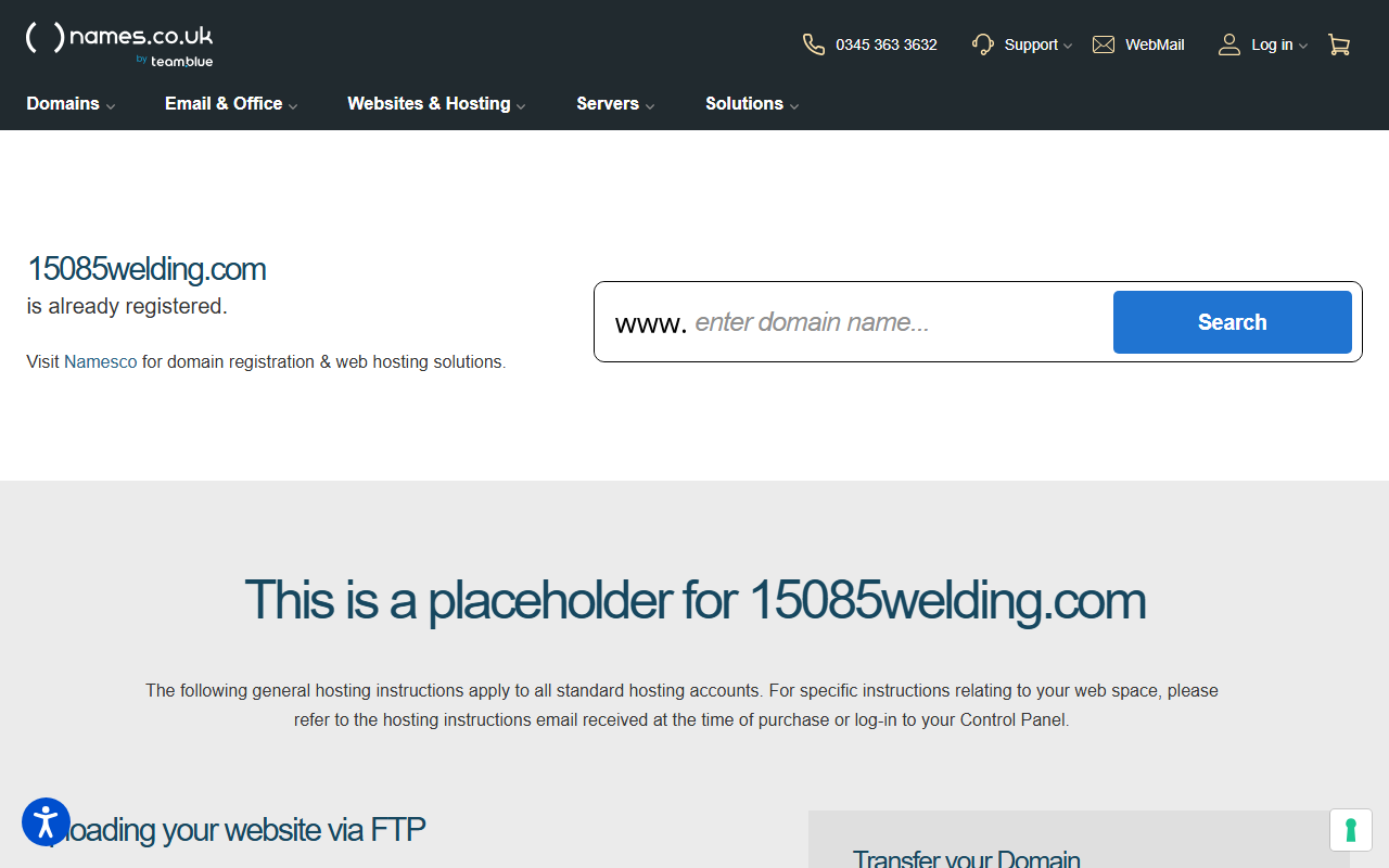 15085welding.com screenshot