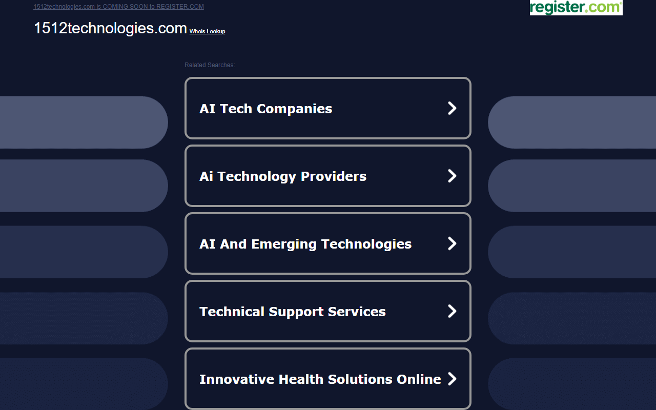 1512technologies.com screenshot