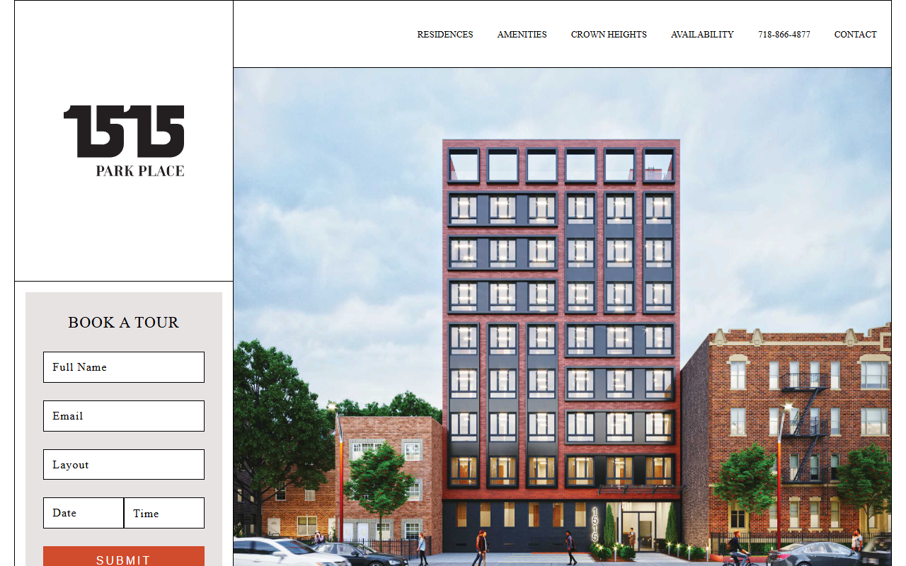 1515parkplace.com screenshot