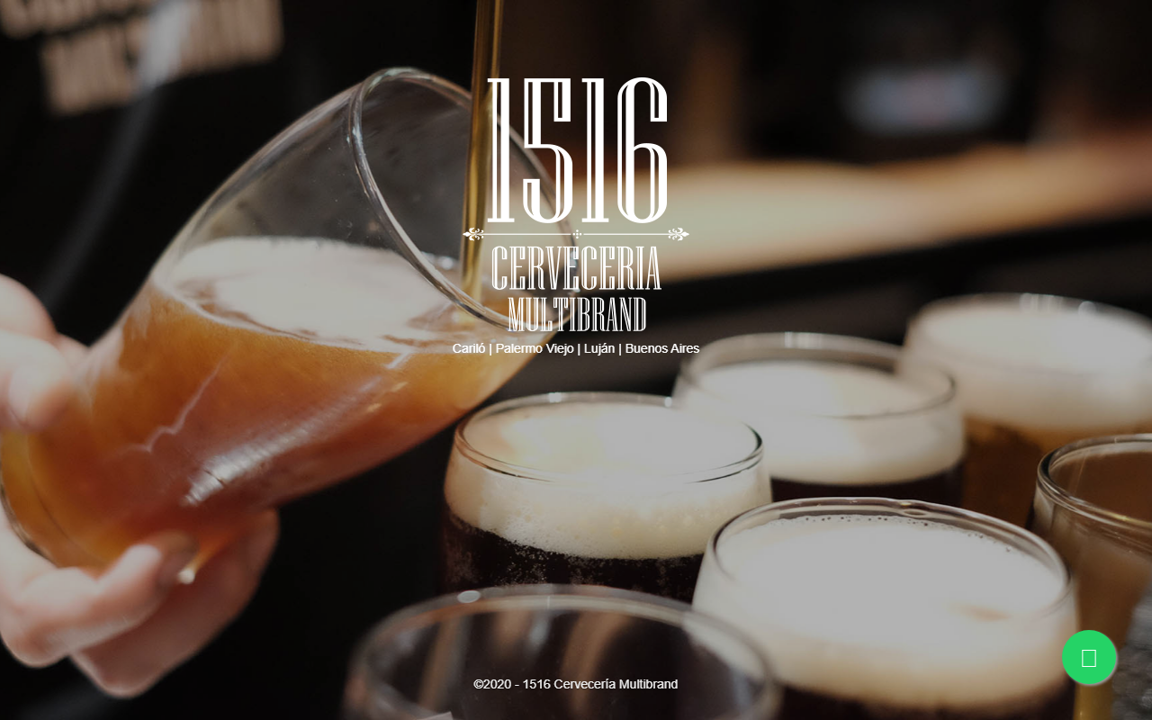 1516cerveceria.com screenshot