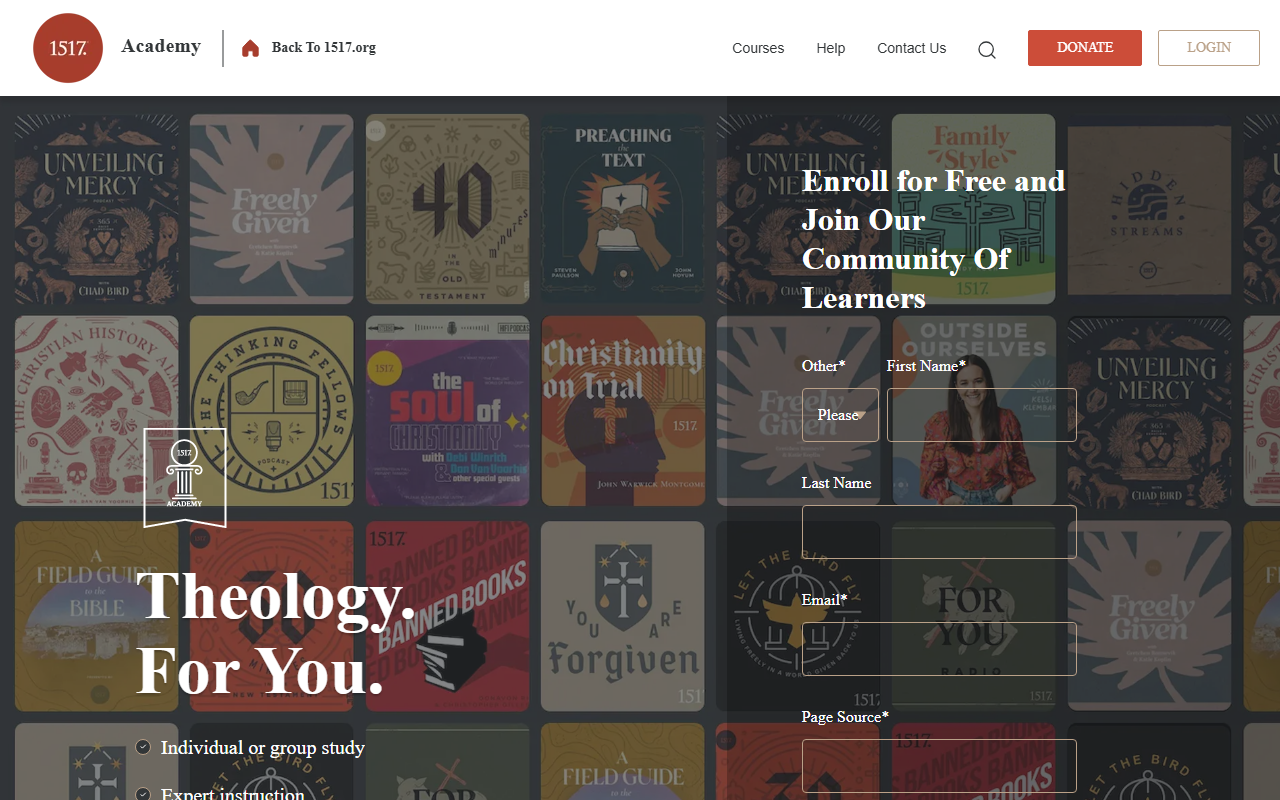 1517academy.com screenshot