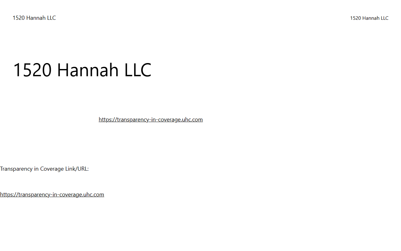 1520hannahllc.com screenshot