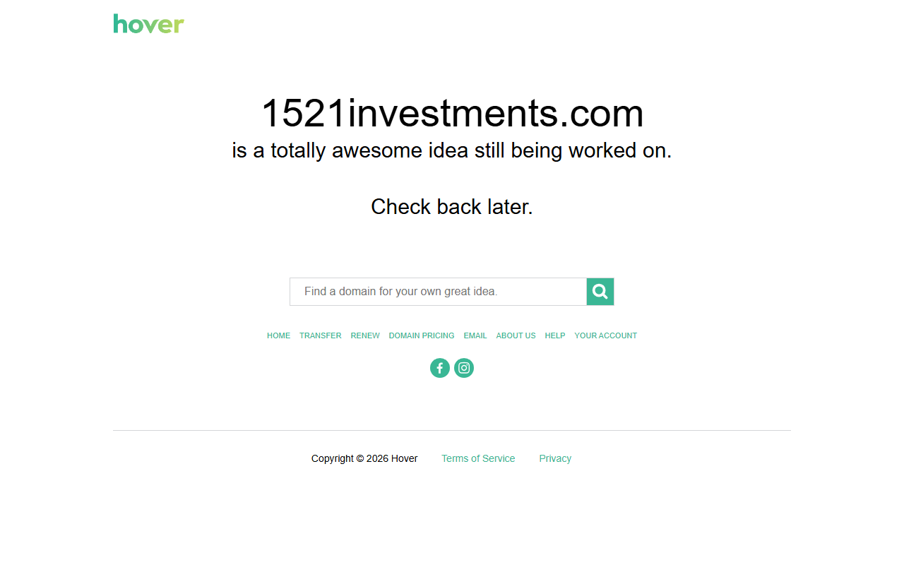 1521investments.com screenshot
