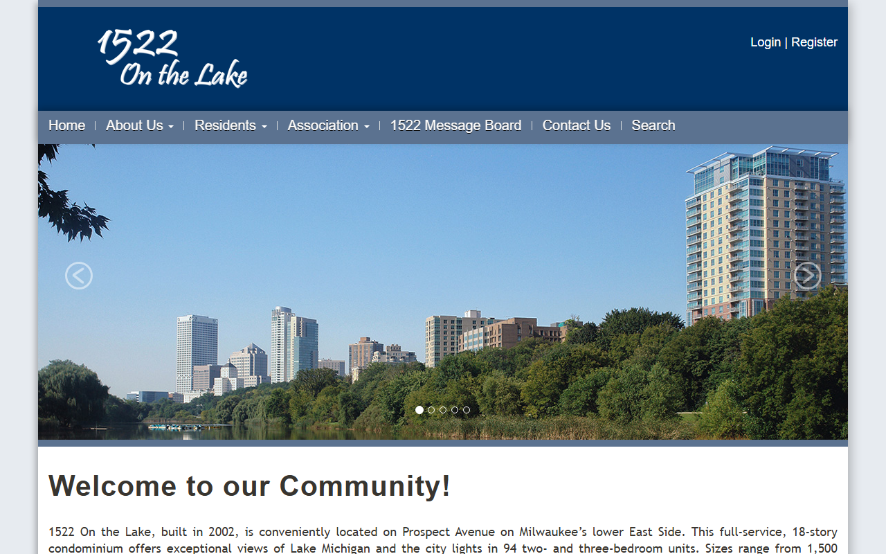 1522onthelake.com screenshot