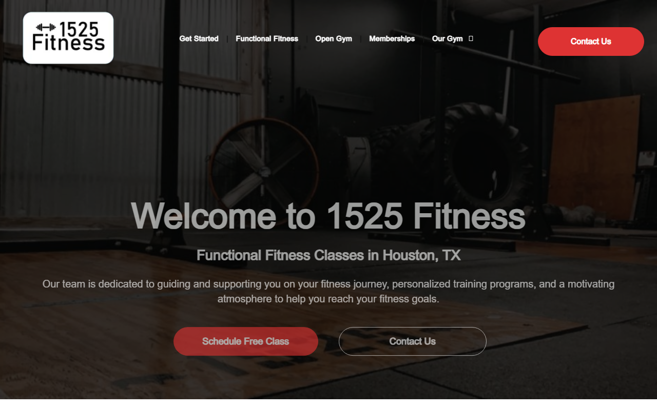 1525fitness.com screenshot