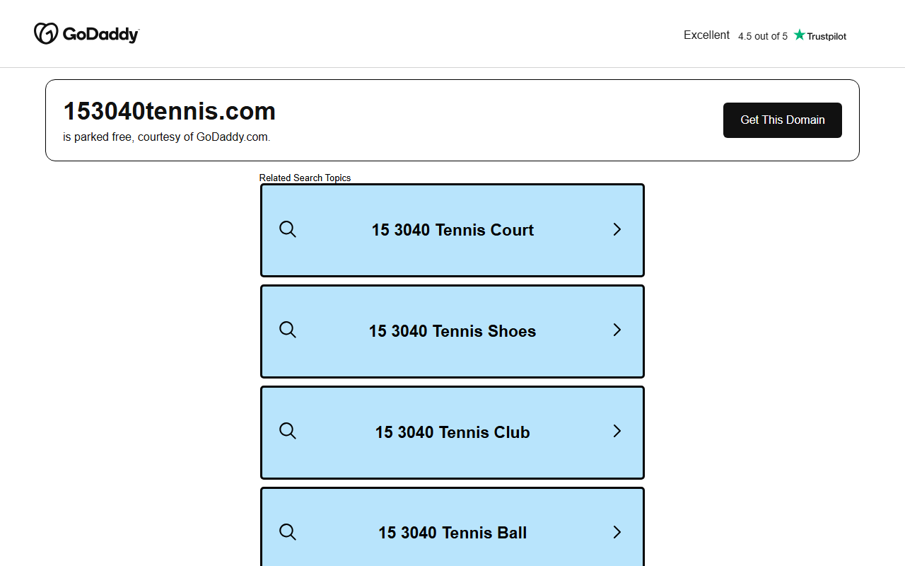 153040tennis.com screenshot