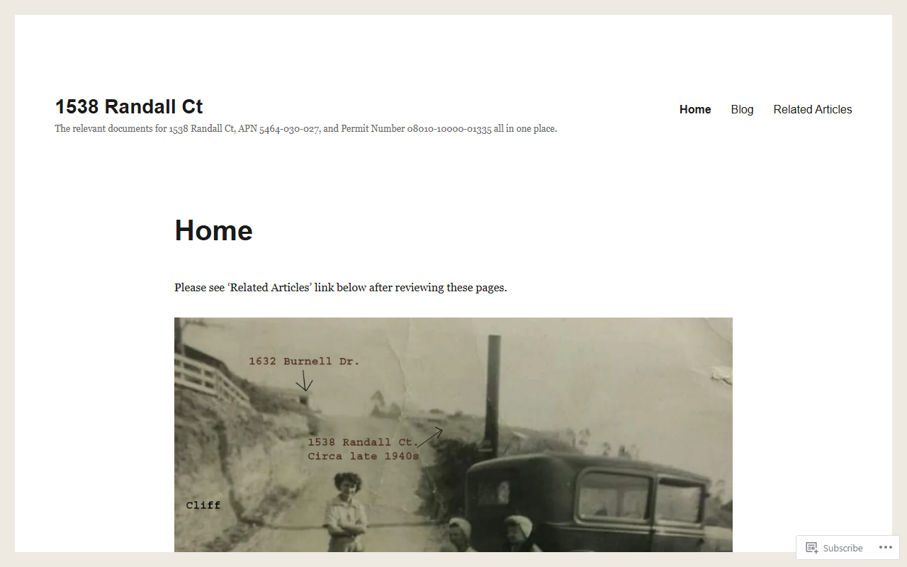 1538randallct.com screenshot