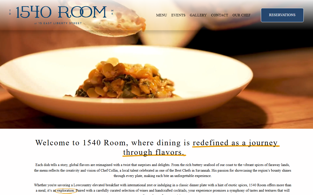 1540savannah.com screenshot