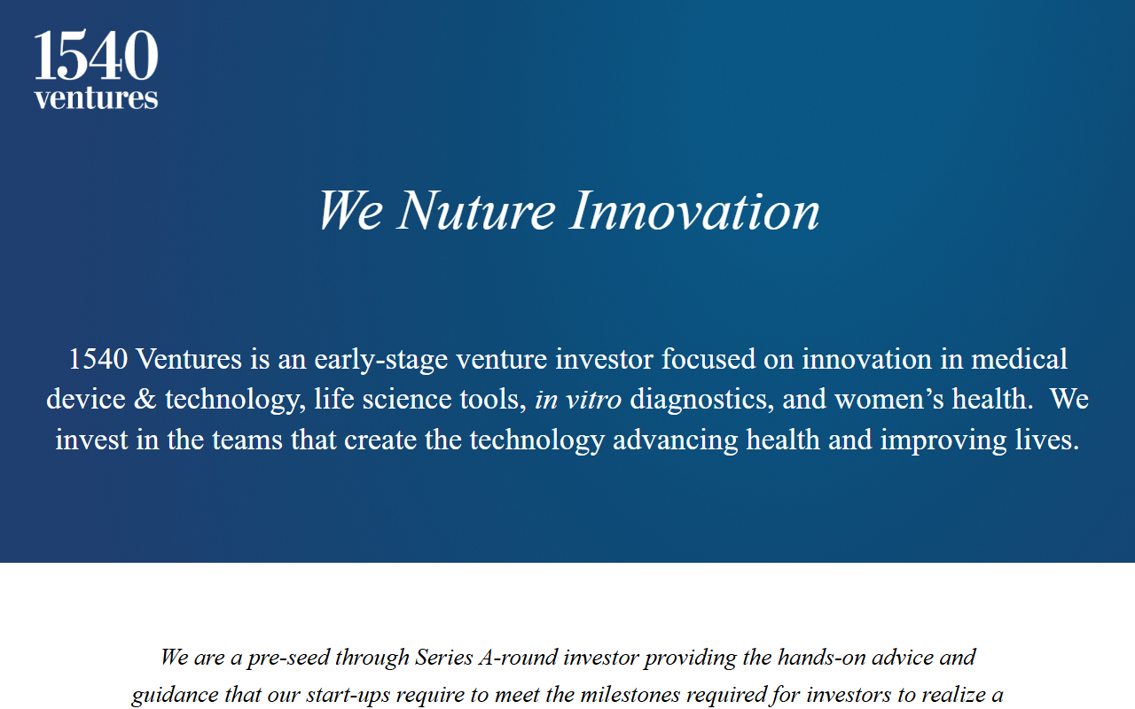 1540ventures.com screenshot