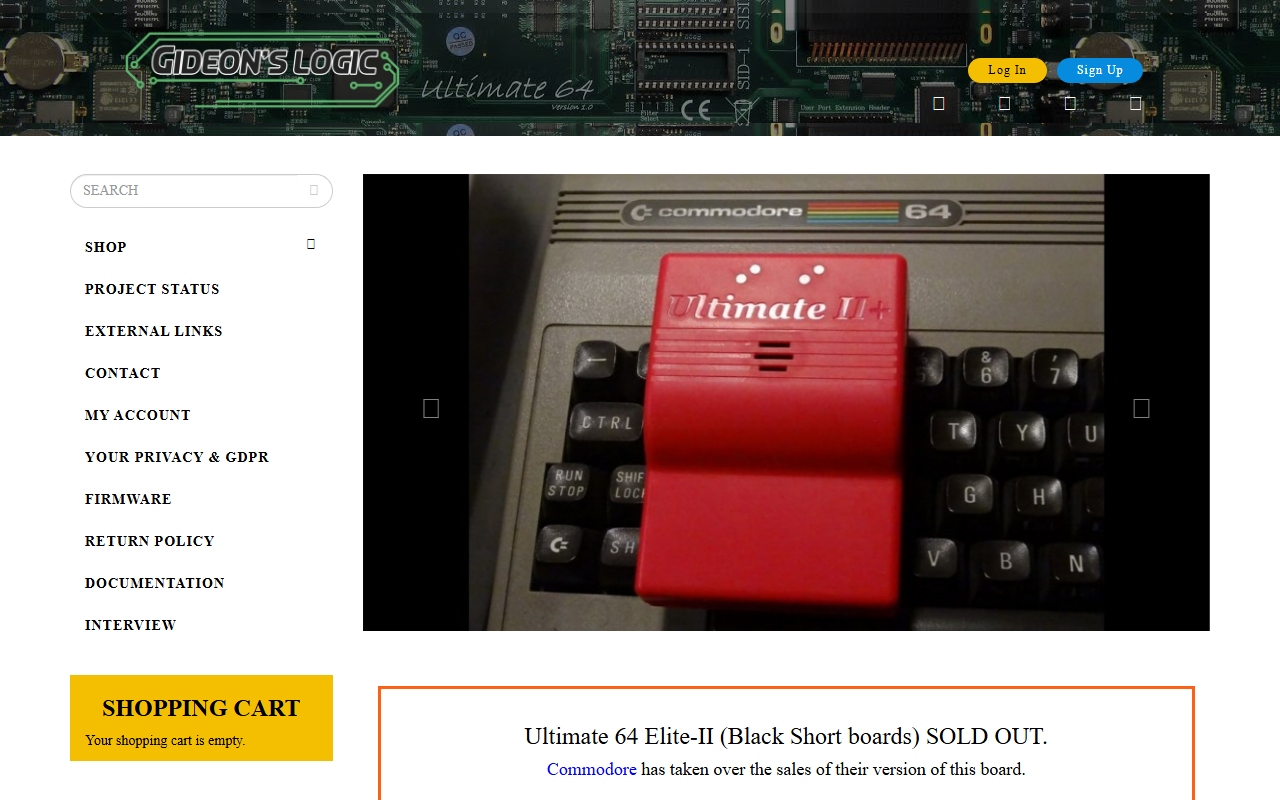 1541ultimate.com screenshot