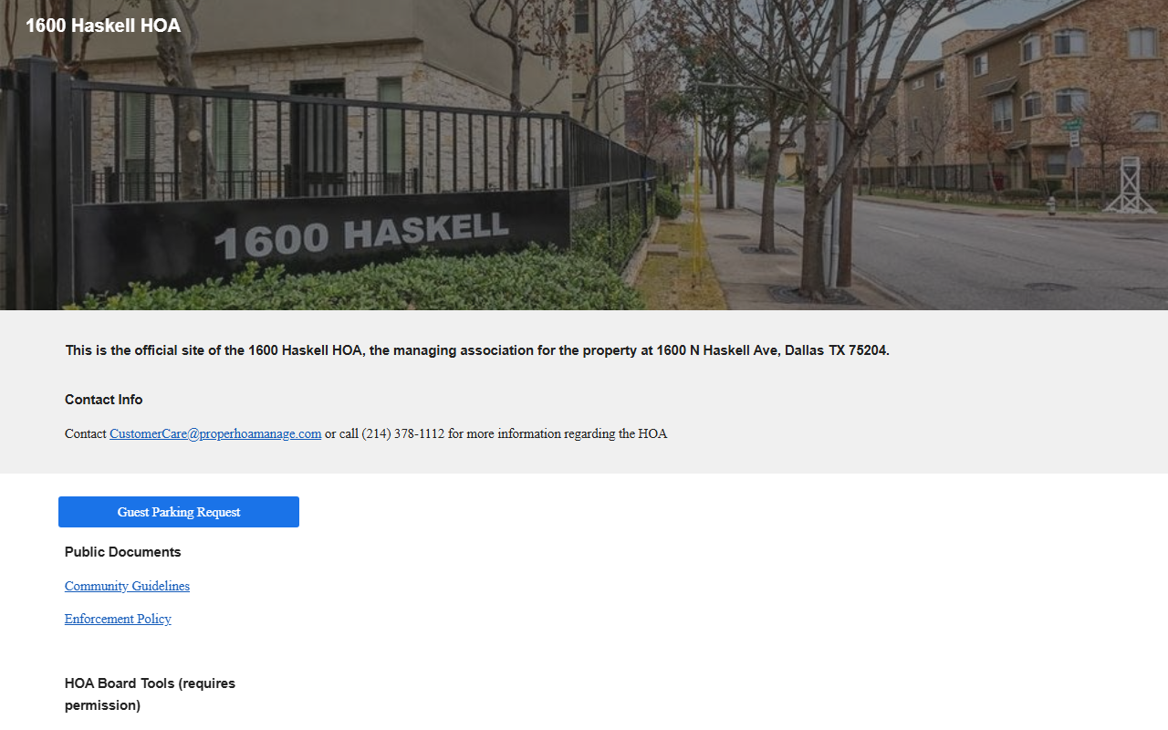 1600haskell.com screenshot