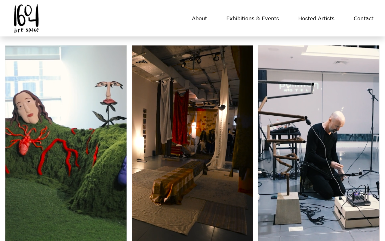 1604artspace.com screenshot