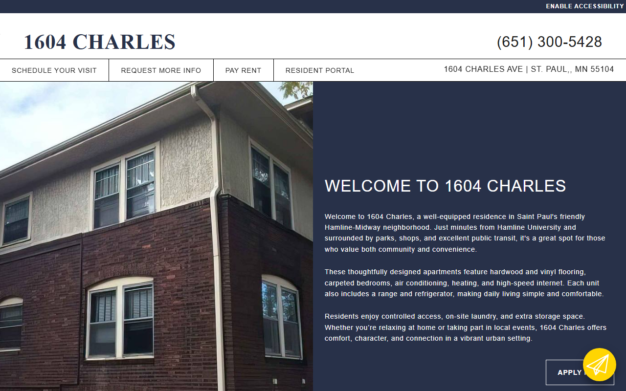 1604charles.com screenshot