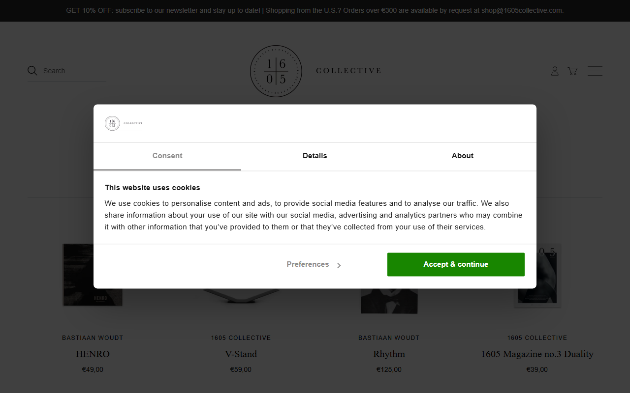 1605collective.com screenshot