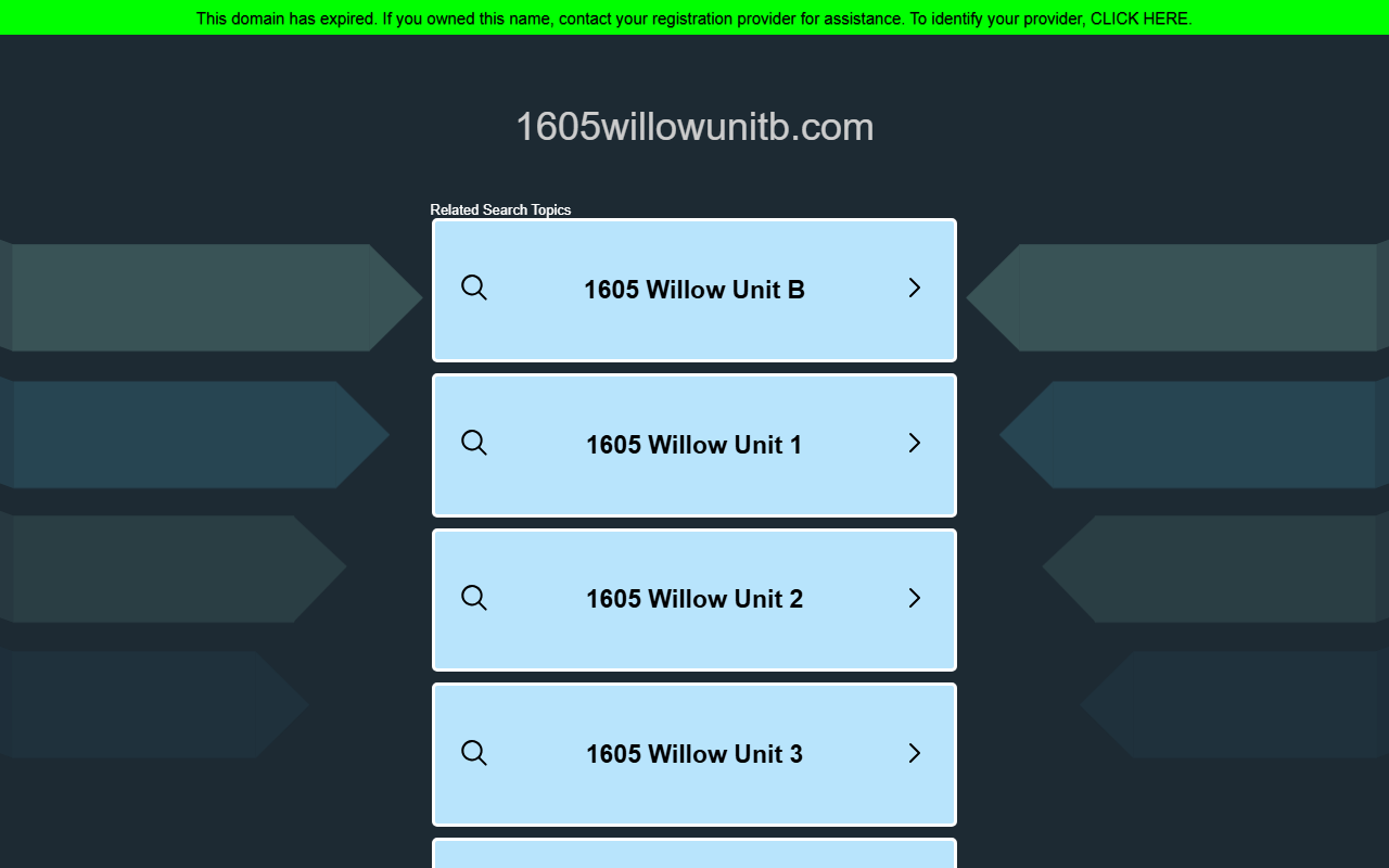 1605willowunitb.com screenshot