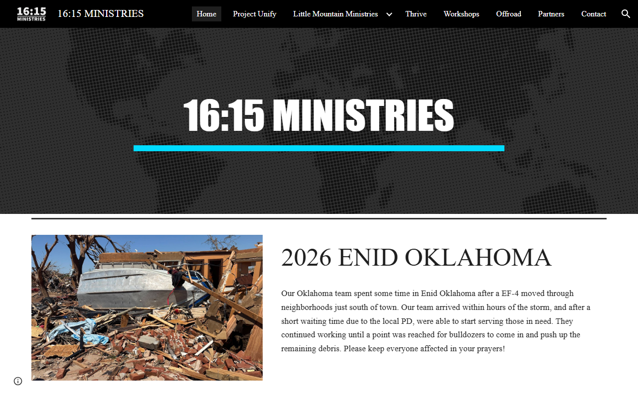 1615ministries.com screenshot