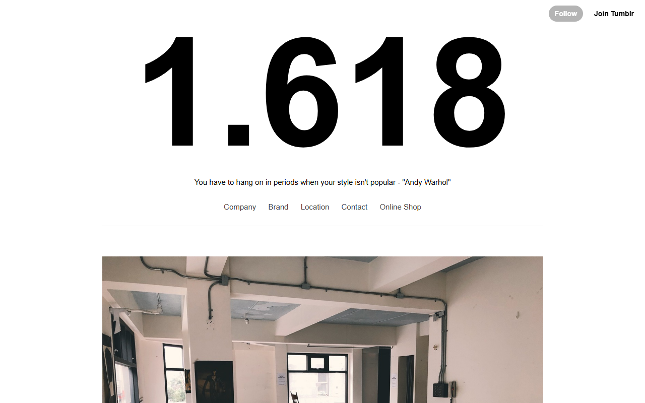 1618company.com screenshot