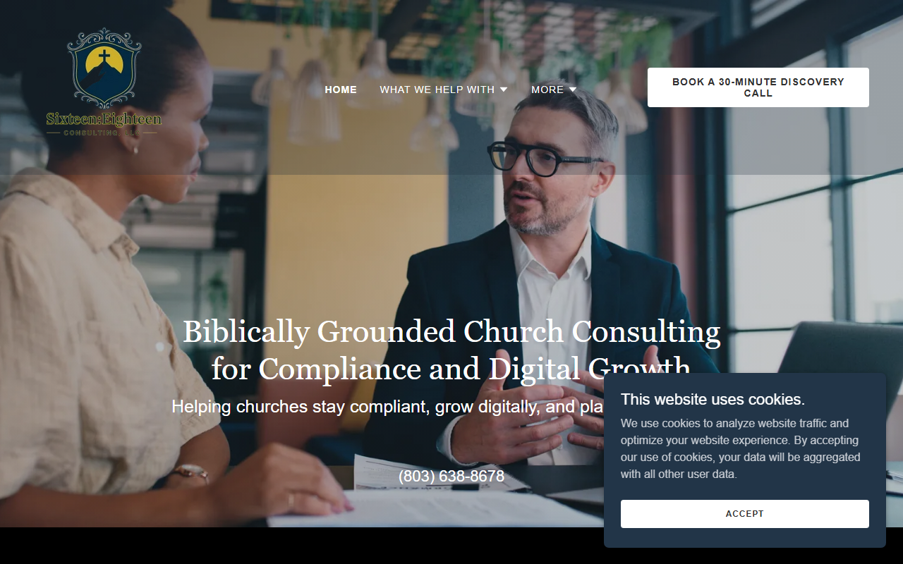 1618consulting.com screenshot