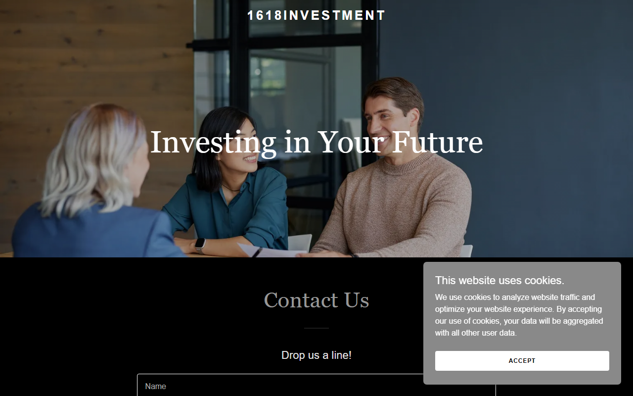 1618investment.com screenshot