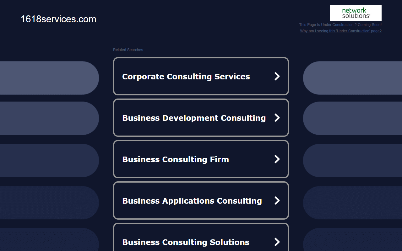 1618services.com screenshot